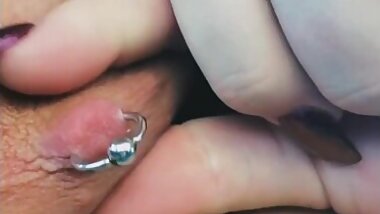 Big Tit Nipple Play in Car