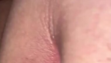 Close up view of BBW’s fat pussy getting pounded deep. (underneath view.)