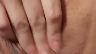 Horny MILF takes dildo in her ass and then both holes.