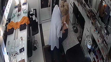 Salon in Bucharest.  Women bring beauty