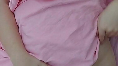 Busty Girl Masturbates Her Pussy