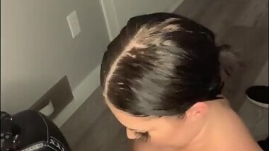 AMATEUR PAWG WIFE TITTYFUCKS AND SUCKS BBC