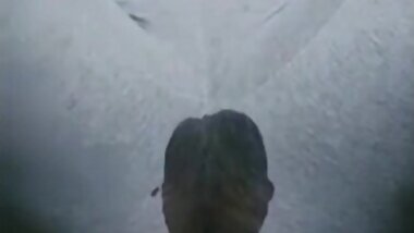 BBW Slut pisses herself on bathroom floor in grey leggings