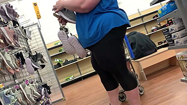 White ssbbw deep wedgie anal ready big booty