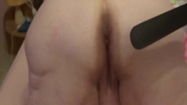 60 strokes on the hot ass