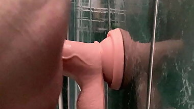 Ashley Rose has some shower fun!