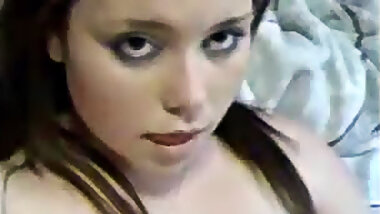 Beautiful curvy girlfriend solo masturbation