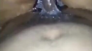 Creamy BBW rides Boyfriend Reverse Cowgirl