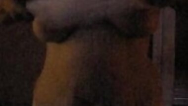 Retro night dance, girlfriend shows big natural tits and ass !