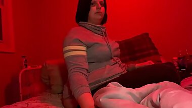 Neighbor’s wife came over help set up (Behind the scene)