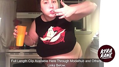 BBW Fatty Speed Stuffing Pound Cake Challenge Extended Preview
