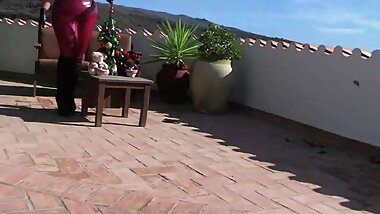 Schokomaus - Sexy Latex Santa 1