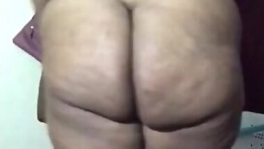 BBW WIFE BOUNCES ON HUSBAND BBC IN SEXY TALL  HIGH HEELS