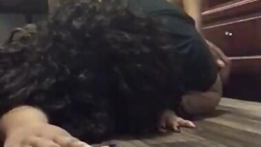 BIG BOOTY BBW CUBAN WIFE GETS FUCKED ON KITCHEN FLOOR