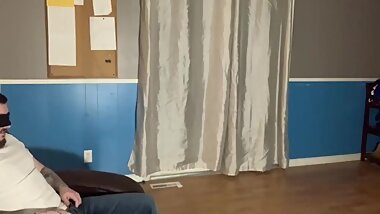 Step sister blindfolded brother to give him Valentine’s Day surprise