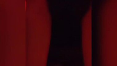 Fishnet Red light and fat ass