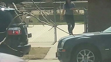 Out and about!#83: The Neighbor & bonus BBW walking bye.