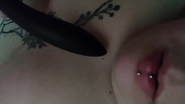LICKING MY OWN CUM