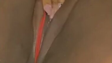 I stroke my little pussy