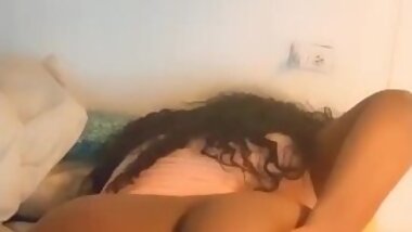 Bbw tranny twerking her fat tight ass letting it all hang free