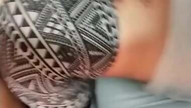 mixed chick taking my bbc in ripped leggings