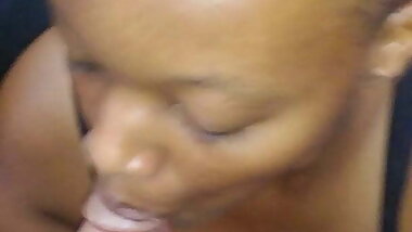 Undercover Hoe DECEMBER gives me a CUM DRIPPIN blowjob