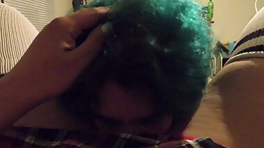 BBW School girl eaten and railed by white dick