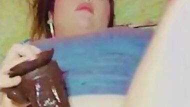 WET PUSSY VS HUGE DILDO