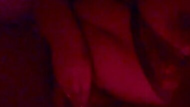 Black BBW watches her husband cheat and plays with her pussy