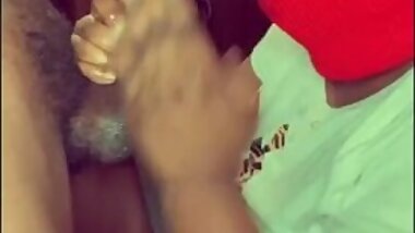 Nasty BBW swallows BBC whole