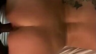 My BBC Boyfriend Fucking me Doggystyle while Husband Watches