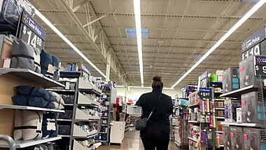 White Bbw sexy see through leggings big booty walk