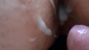 Huge Cumshot On Her Big Phat Ass