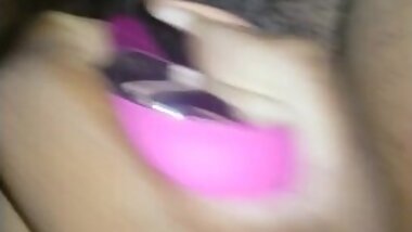 BBW friend get fucked using her toy