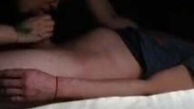 Mom sucks son's cock