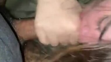 Lil slut sucks me dry