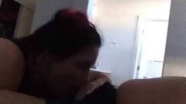 Morning blowjob from cheating wife. !!! Swallows it all !!!