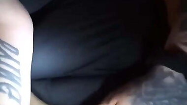 Girl rubbing her pussy