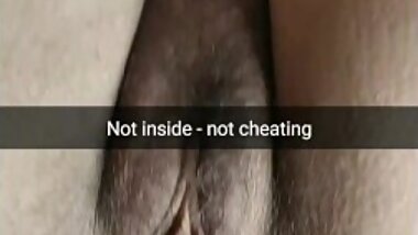 My dear! It`s not cheating! He just rub my pussy! [Cuckold. Snapchat]