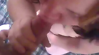 Chubby GF is a tasty cocksucker