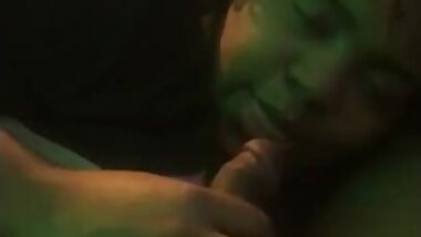 Bae playing with dick in her mouth