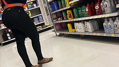 Ebony milf, seesaw booty