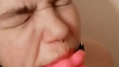 Daddy Uses My Mouth With New Toy