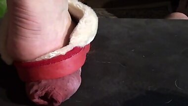 BBW RED SLIPPER COCK CRUSH PART 2 (SAMPLE)