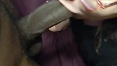 BBW Sucking on Huge BBC