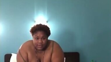 BBW CUBAN WIFE CLIMBS ON TOP OF BBC AND RIDES