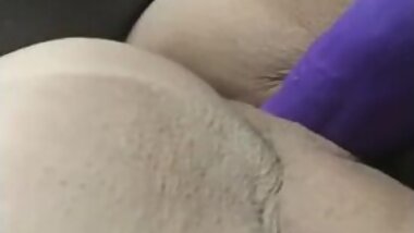 Bbw shows face an body Toy play squirt part 1