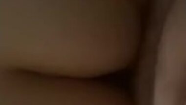 Trying to stay quiet while riding my boyfriend’s big cock at my moms house!