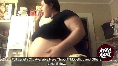 Huge Fatty Cant Stop Stuffing and Licking Pan Clean Extended Preview