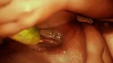 Playing with her pussy